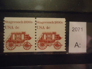 Фото марки США 1982г пара **