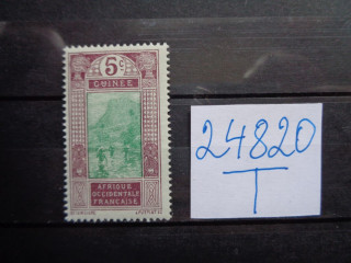 Фото марки Французская Гвинея 1922г **