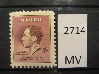 Фото марки Науру 1937г *