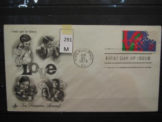 Фото марки США 1973г FDC (первый день гашения)