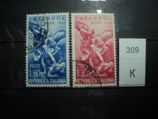 Фото марки Италия 1954г