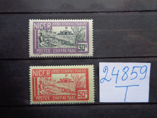 Фото марки Французский Нигер 1927г *