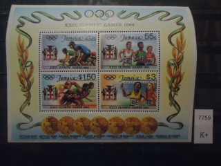 Фото марки Ямайка 1984г блок **