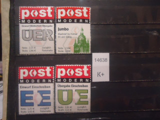 Фото марки Германия самоклейка городская почта **