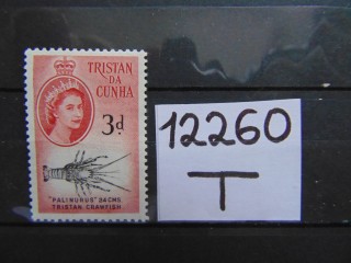 Фото марки Британский Тристран Да Кунья 1960г **