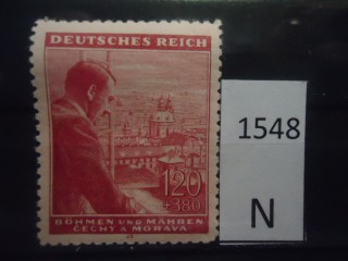 Фото марки Германская оккупация Чехословакия 1943г **