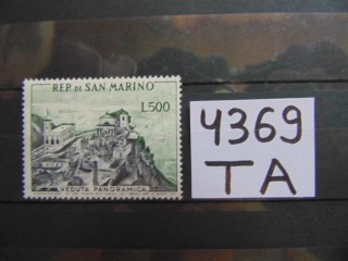 Фото марки Сан Марино марка 1958г **