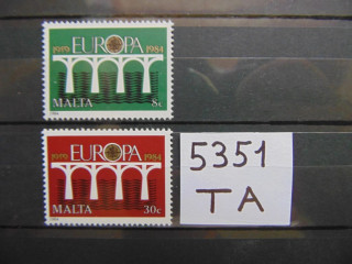 Фото марки Британская Мальта серия 1984г **