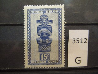 Фото марки Бельгийское Конго 1947г *