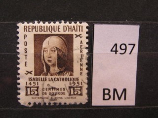 Фото марки Гаити 1951г