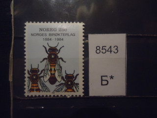Фото марки Норвегия 1984г **