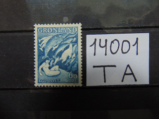 Фото марки Гренландия марка 1957г **