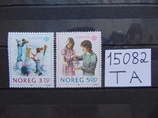 Фото марки Норвегия серия 1989г **
