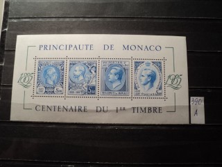 Фото марки Монако блок 1985г **
