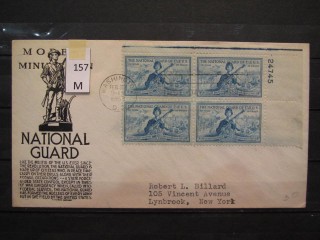 Фото марки США 1953г FDC (первый день гашения)