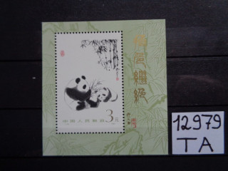 Фото марки Китай блок 1985г **
