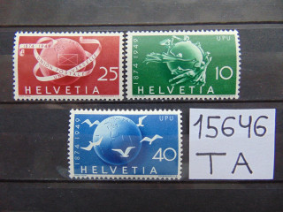 Фото марки Швейцария серия 1949г **