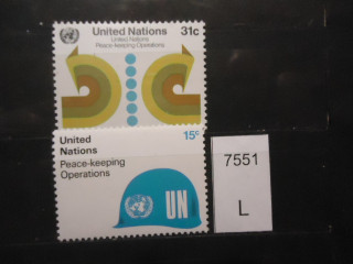 Фото марки ООН 1980г серия **