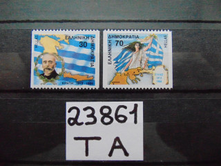 Фото марки Греция серия 1988г **