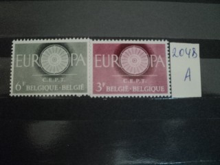 Фото марки Бельгия 1960г *
