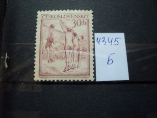 Фото марки Чехословакия 1953г *