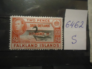 Фото марки Фолклендские острова надпечатка *