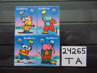 Фото марки Сан Марино серия 2002г **
