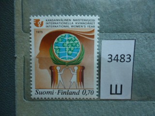 Фото марки Финляндия 1975г **