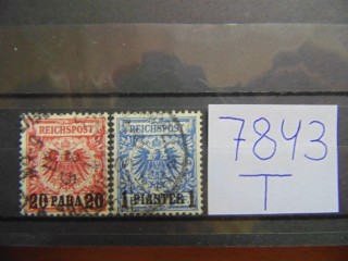 Фото марки Немецкая Турция 1889г