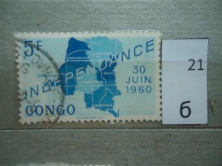 Фото марки Бельгийское Конго 1960г