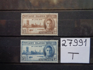 Фото марки Британские Острова Питкерн серия 1946г **