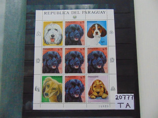 Фото марки Парагвай малый лист 1986г **