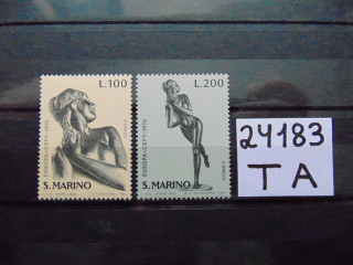 Фото марки Сан Марино серия 1974г **