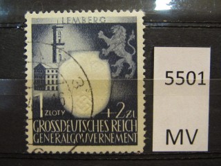 Фото марки Германская оккупация Польши 1943г
