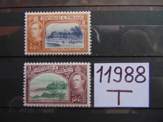 Фото марки Британские Тринидад и Тобаго 1938г *