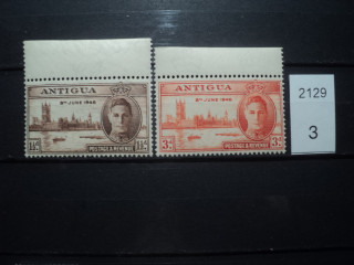 Фото марки Брит. Антигуа 1946г **