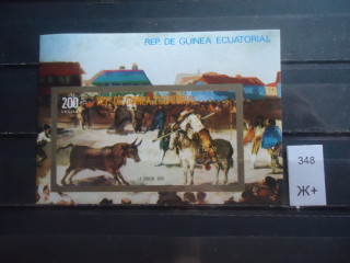 Фото марки Экваториальная Гвинея блок (7.2€) **