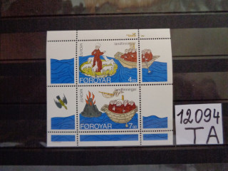 Фото марки Форерские Острова блок 1994г **