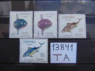 Фото марки Испанская Сахара серия 1966г **