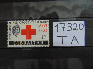 Фото марки Британский Гибралтар 1963г **