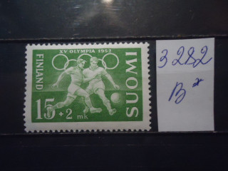 Фото марки Финляндия 1952г **