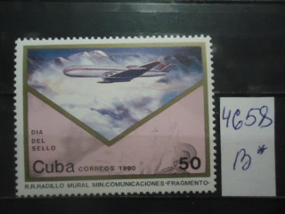 Фото марки Куба 1990г **