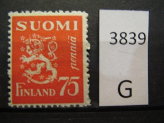 Фото марки Финляндия 1942г *