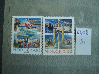 Фото марки Норвегия 1990г **