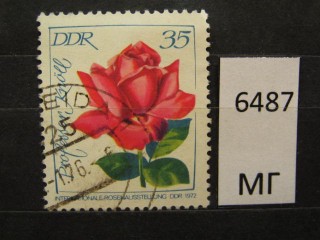 Фото марки ГДР 1972г