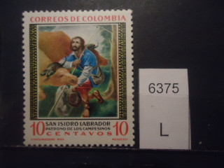 Фото марки Колумбия 1960г **