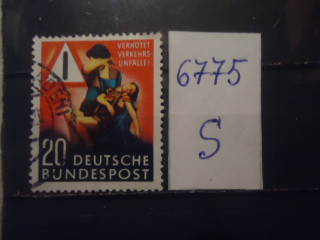 Фото марки Германия ФРГ 1953г