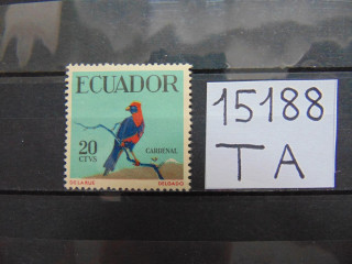 Фото марки Эквадор 1958г **