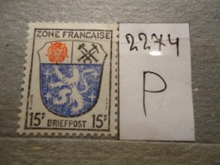 Фото марки Германия Французская Зона **