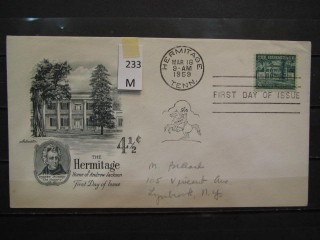Фото марки США 1959г FDC (первый день гашения)